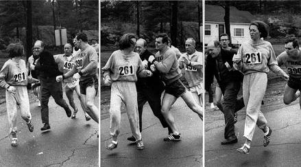 1967-Boston -Marathon -Kathrine -Switzer