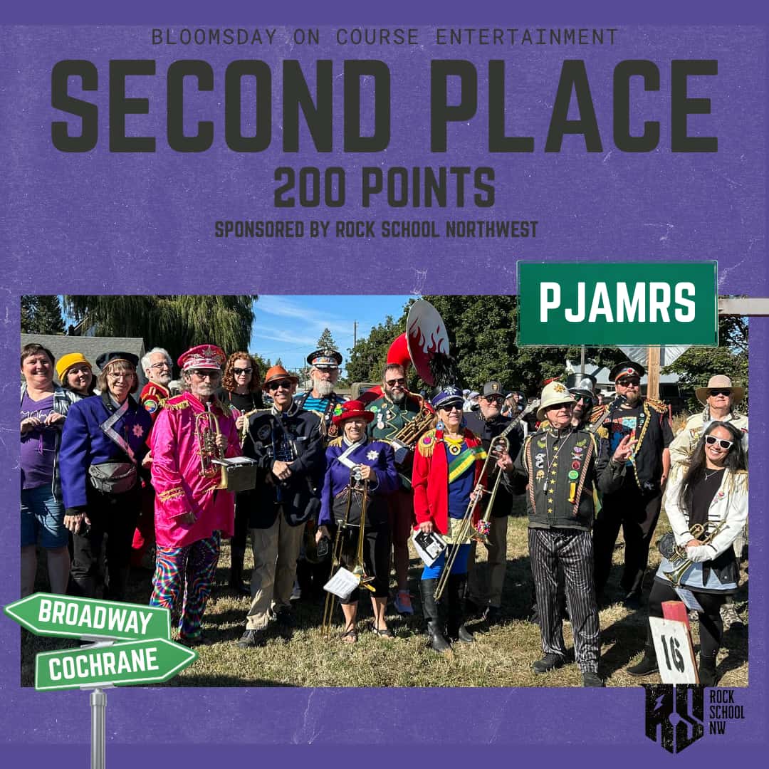 Second Place PJAMRS glorify band